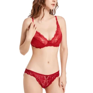 LOVELY LACE NON PADDED BRA SET