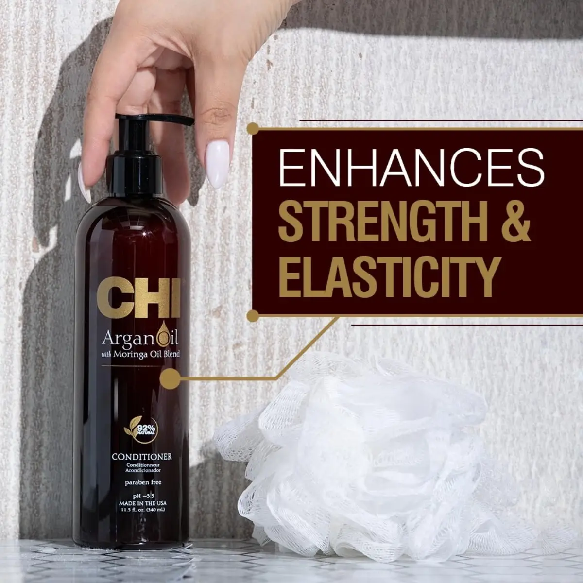 CHI Argan Oil Conditioner with Moringa Oil Blend 340ml 2 CHI Argan Oil Conditioner with Moringa Oil Blend 340ml 2