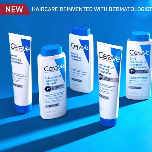 CeraVe 2 in 1 Anti-Dandruff Hydrating Shampoo And Conditioner (355 ml