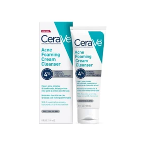 CeraVe Acne Foaming Cleanser with 4% Benzoyl Peroxide Gel 150ml