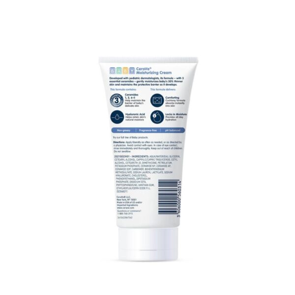 CeraVe Baby Moisturizing Cream with Hyaluronic Acid - Image 2