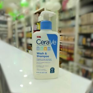 CeraVe Baby Wash & Shampoo Gentle Cleanser Paraben-free (237 ml)
