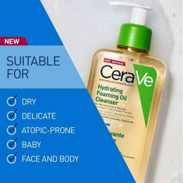 CeraVe Hydrating Foaming Oil Cleanser