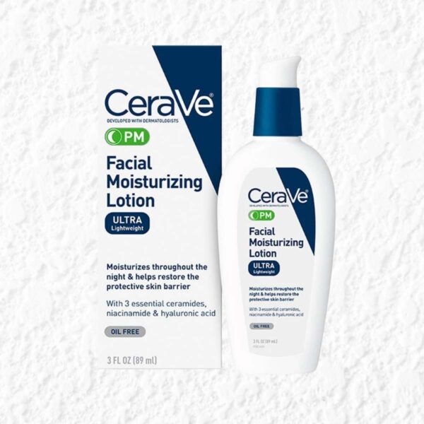 CeraVe PM Facial Moisturizing Lotion Oil Free (89 ml) - Image 3