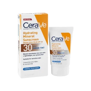 CeraVe Hydrating Mineral Sunscreen Broad Spectrum SPF 30 75ml