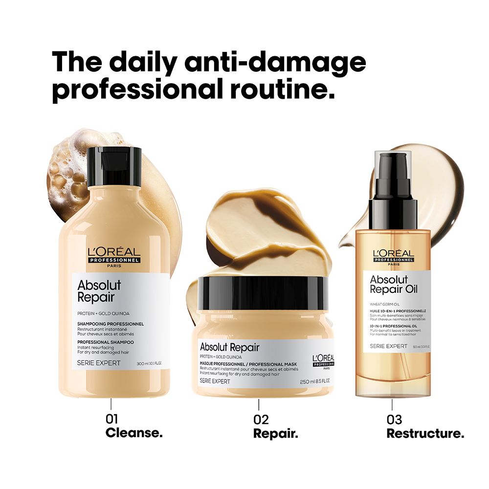 L'Oreal Professionnel Serie Expert Protein+Hair Shampoo 300 ml 2 L'Oreal Professionnel Serie Expert Protein+Hair Shampoo 300ml 2