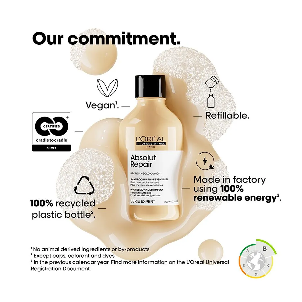 L'Oreal Professionnel Serie Expert Protein+Hair Shampoo 300 ml 3 L'Oreal Professionnel Serie Expert Protein+Hair Shampoo 300 ml 3