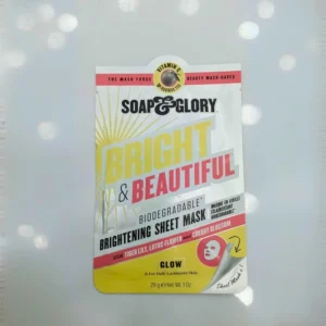 Soap & Glory Brightening Sheet Face Mask for Dull Skin 29g