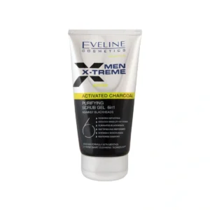 Eveline Men X-Treme Active Activated Charcoal 6-In-1 Purifying Scrub Gel 150ml