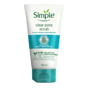 Simple Daily Skin Detox Clear Pore Scrub Oil Control 150ml